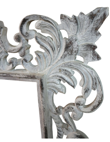 Specchio Rettangolare in Legno Massello Durian...