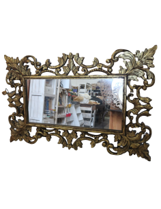 Specchio Oro Antico in Legno Massello Durian 120x80 cm –... 2