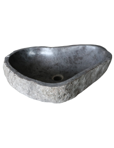 Lavandino in pietra naturale scolpita a mano – 57x48x15... 2