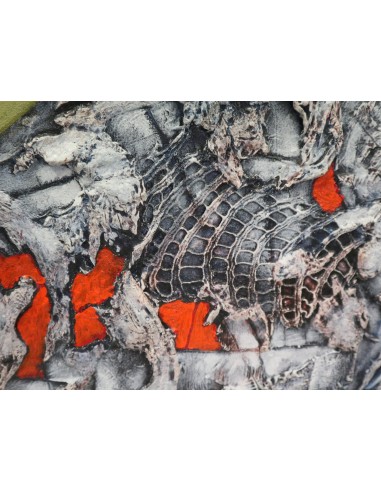Quadro moderno con pesce astratto – Acrilico su...
