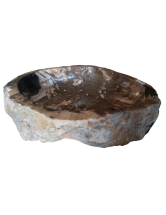 Lavandino in Pietra Fossile Naturale | Legno Fossilizzato... 2