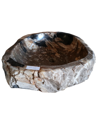 Lavandino in Pietra Fossile Naturale | Legno...
