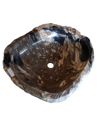 Lavandino in Pietra Fossile Naturale | Legno...