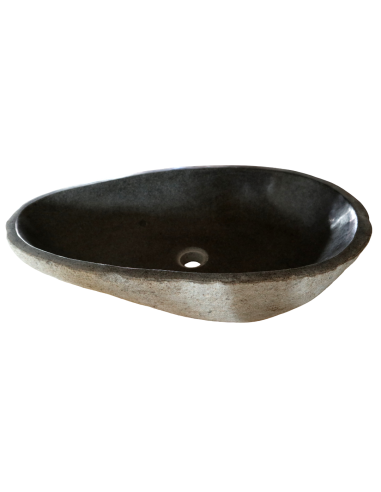 Lavandino in pietra naturale fatto a mano –...