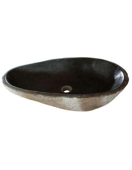 Lavandino in pietra naturale fatto a mano – Design moderno Indonesia