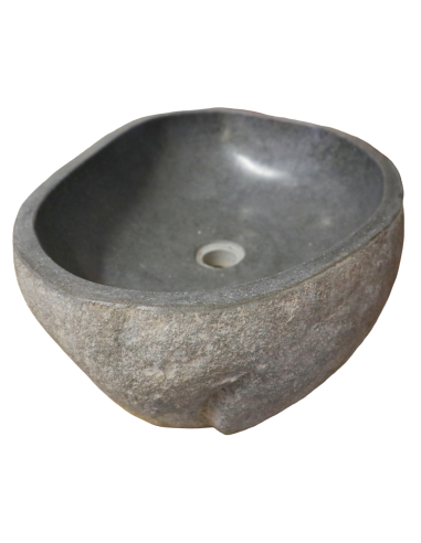 Lavandino in Pietra di Fiume Naturale 55x38x15...