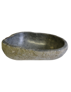 Lavabo in pietra naturale 41x30x15 cm – Lavandino da... 2