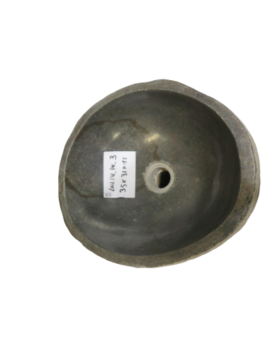 Lavabo in Pietra Naturale di Fiume – 35x31x15...