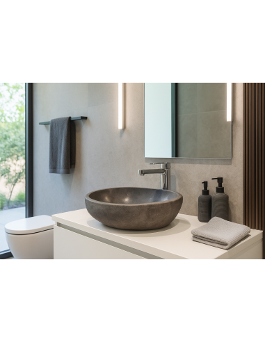 Lavandino in Pietra Naturale Fatto a Mano –...