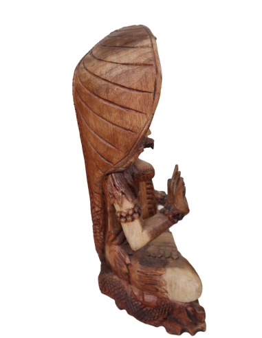 Statua di Shiva in Legno Massello 30x18x42 cm –...