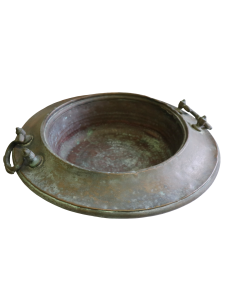 Antico catino toscano in rame inizio ‘900 Ø48 cm – Arredo... 2