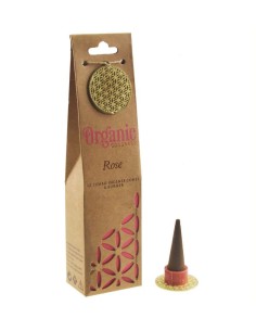 INCENSO IN CONI ORGANIC GOODNESS ROSE CON BRUCIATORE-12...