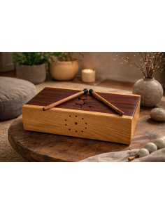 Tongue Drum in Legno Australiano cm 42x21x13h – Strumento...