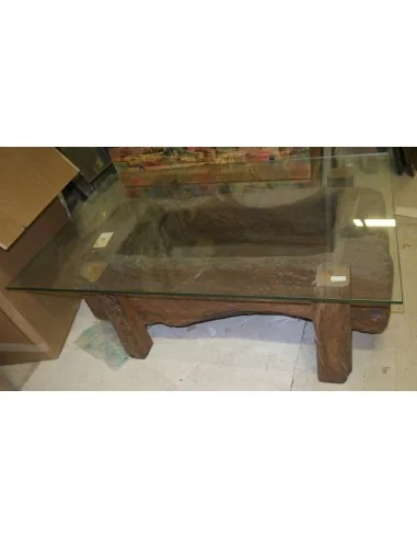 Tavolo da Fumo Unico in Teak Indonesiano Antico...