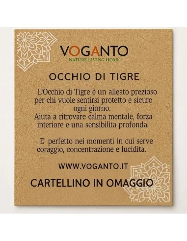 bracciale AUREA – Occhio di Tigre e Capim...