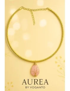 Collana AUREA – Pendente Albero della Vita in Quarzo Rosa... 2