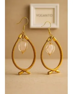 Aurea Pesciolino – Orecchini in Oro Vegetale (Capim...