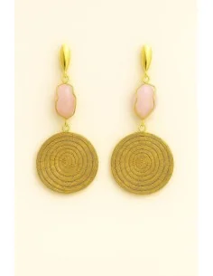 Aurea Tondi – Orecchini in Oro Vegetale (Capim Dourado) e...