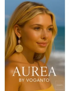 Aurea Tondi – Orecchini in Oro Vegetale (Capim Dourado) e... 2