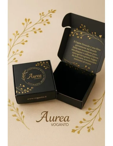 Aurea Tondi – Orecchini in Oro Vegetale (Capim...