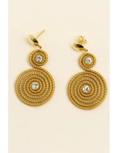 Aurea Tondi – Orecchini in Oro Vegetale (Capim...