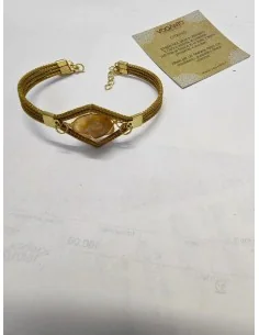 Aurea – Bracciale in Oro Vegetale (Capim Dourado) con... 2