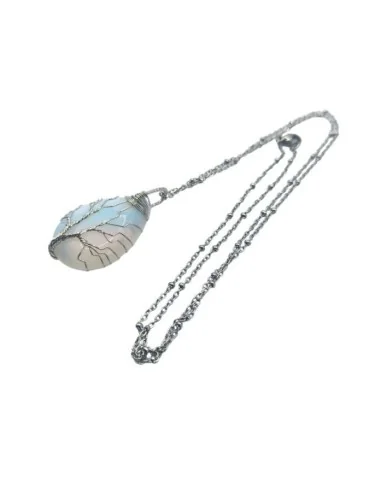 Ciondolo a Goccia Albero della Vita in Argento...