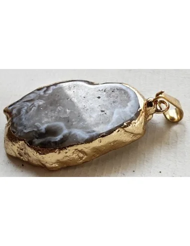 Ciondolo in Agata Grezza Irregolare – Gioiello...