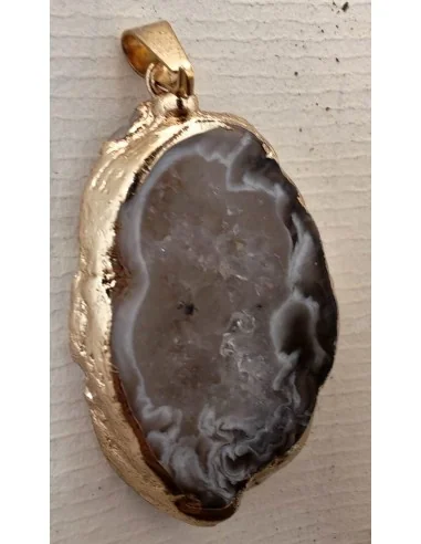 Ciondolo in Agata Grezza Irregolare – Gioiello...