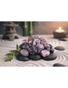 Stock di 13 Pietre di Ametista Burattate Naturali – Da...