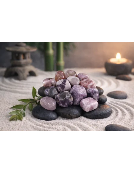 Stock di 13 Pietre di Ametista Burattate Naturali – Da 0,5 a 2 cm | Energia, Relax e Creatività