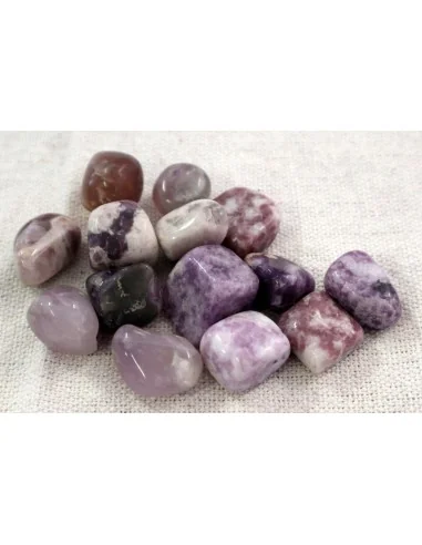 Stock di 13 Pietre di Ametista Burattate...
