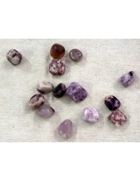 Stock di 13 Pietre di Ametista Burattate Naturali – Da 0,5 a 2 cm | Energia, Relax e Creatività