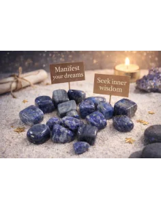 Stock di Pietre di Lapislazzuli Burattate Naturali –...