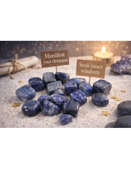 Stock di Pietre di Lapislazzuli Burattate Naturali – Sacchetti da 7 e/o da 10 Pietre