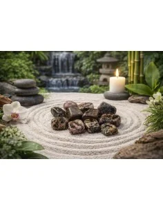 Rodonite Burattata Naturale – Stock 12 Pietre 0,5–2 cm |...