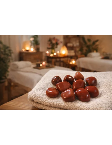 🟥 Diaspro Rosso Burattato – Stock Speciale (9 pietre)