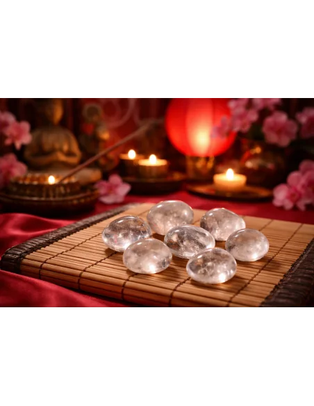 Cristallo di Rocca Burattato Naturale – Stock Speciale 7 Pietre cristallo terapia