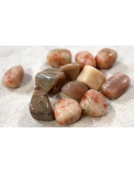 Pietra del Sole Burattata Naturale – Stock da 12 Pietre (0,5 – 2 cm) Prezzo Speciale – Qualità Selezionata