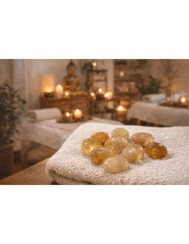 🟡 Stock speciale di 16 pietre di Quarzo Citrino...