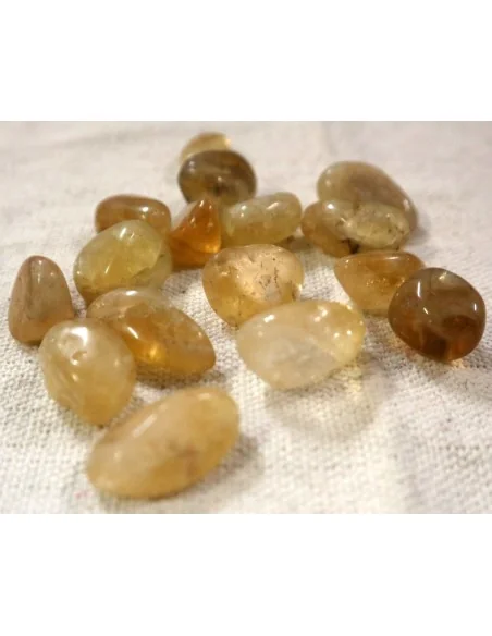 🟡 Stock speciale di 16 pietre di Quarzo Citrino burattato (2 sacchetti da 8 pietre ciascuno) prezzo x sacchetto