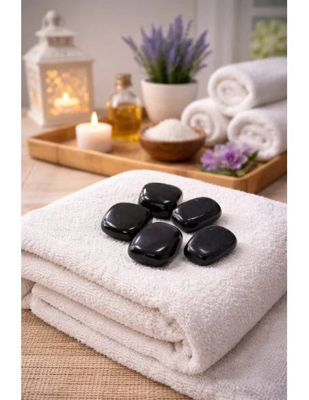 Set 5 Pietre di Sunghite – Cristalli Naturali di Shungite per Energia e Protezione