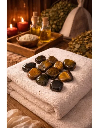 Set 14 Pietre di Occhio di Tigre – Cristalli...