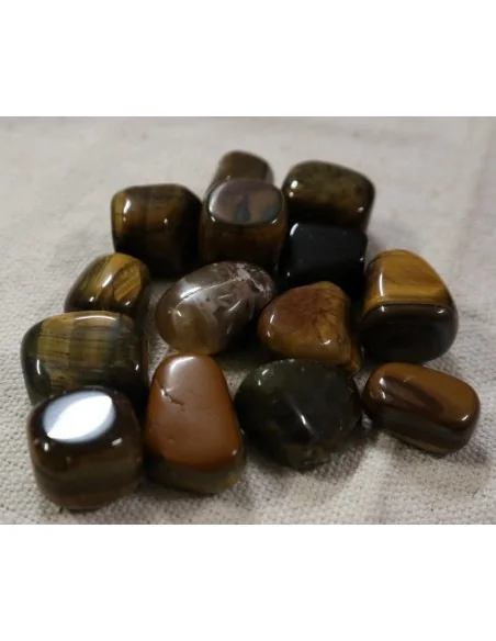 Set 14 Pietre di Occhio di Tigre – Cristalli Naturali da 0,5 a 3 cm in 2 Sacchetti prezzo x sacchetto