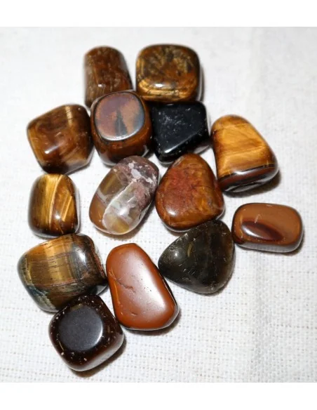 Set 14 Pietre di Occhio di Tigre – Cristalli Naturali da 0,5 a 3 cm in 2 Sacchetti prezzo x sacchetto