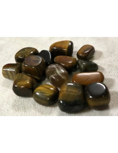 Set 14 Pietre di Occhio di Tigre – Cristalli Naturali da 0,5 a 3 cm in 2 Sacchetti prezzo x sacchetto