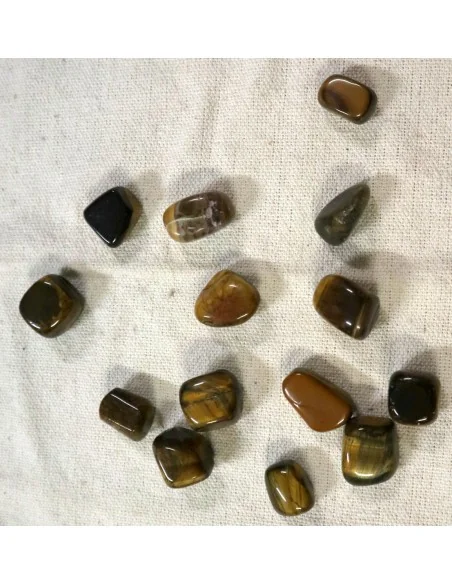 Set 14 Pietre di Occhio di Tigre – Cristalli Naturali da 0,5 a 3 cm in 2 Sacchetti prezzo x sacchetto