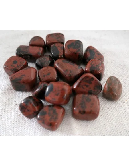 Stock 20 Pietre di Ossidiana Mogano – 2 Sacchetti da 10 Cristalli Naturali 0,5–3 cm