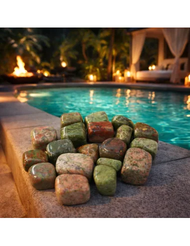 Stock Pietre di Unakite Naturale – 18 Pietre...