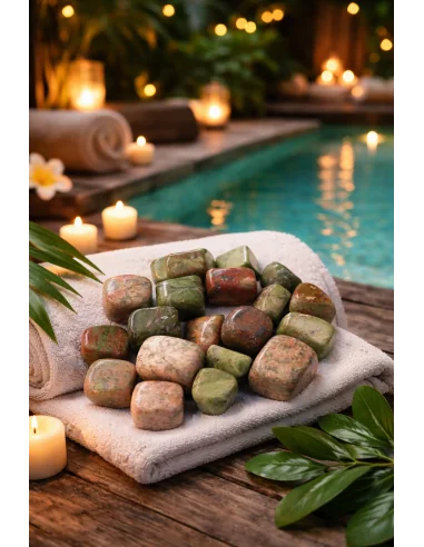 Stock Pietre di Unakite Naturale – 18 Pietre...